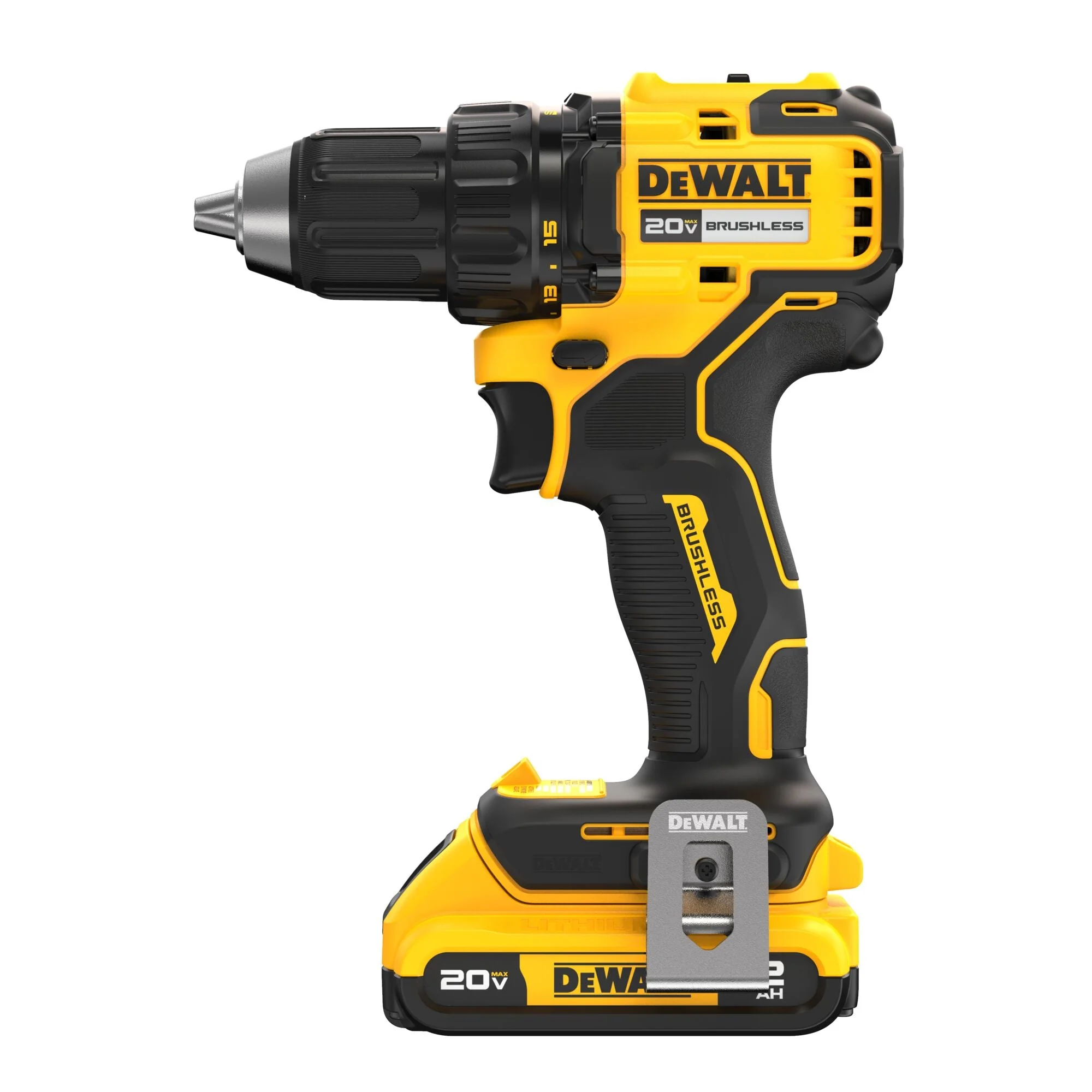DEWALT DCD793D1 20V MAX* Brushless Cordless 1/2 in. Drill/Driver Kit - Image 5