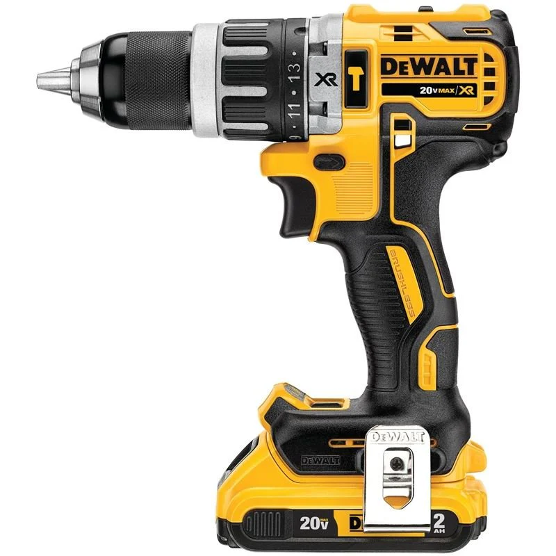 DEWALT DCD796D2 20V MAX XR LITHIUM ION BRUSHLESS COMPACT HAMMERDRILL KIT - Image 2