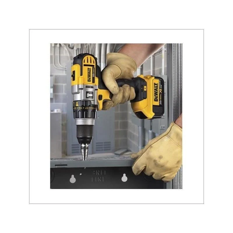 DEWALT | DCD985M2 20V MAX* Lithium Ion Premium 3-Speed Hammerdrill Kit (4.0 Ah) - Image 6