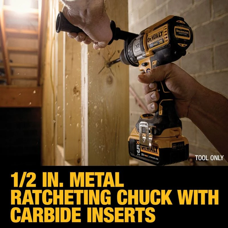DEWALT DCD991B 20V MAX XR Cordless Brushless 3-Speed Drill/Driver (Tool Only) - Image 5