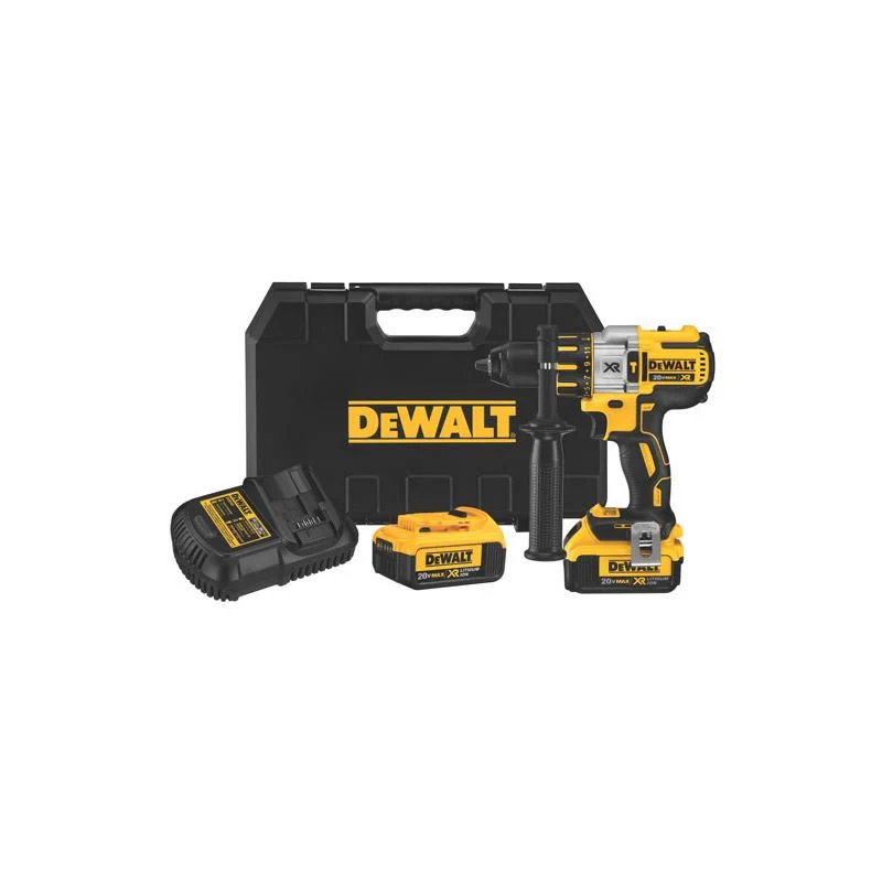 DEWALT | DCD995M2 20V MAX* XR Lithium-Ion Brushless Premium 3-Speed Hammerdrill Kit - Image 4