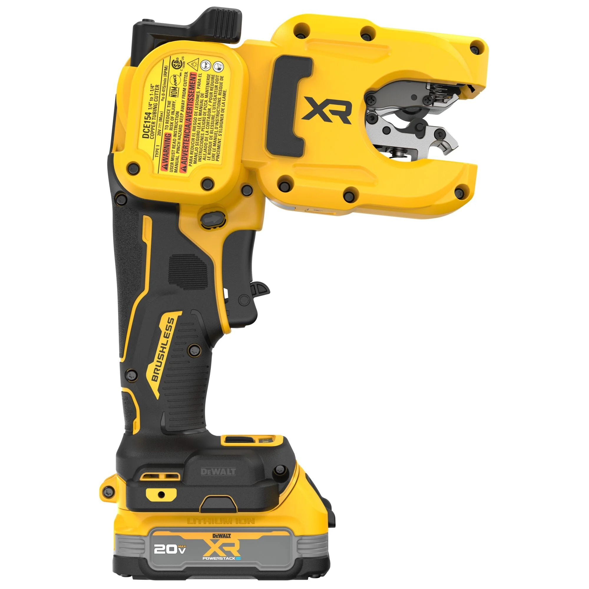 DEWALT DCE154E1 20V MAX* XR® 1-1/4 in. Copper Tubing Cutter Kit - Image 10