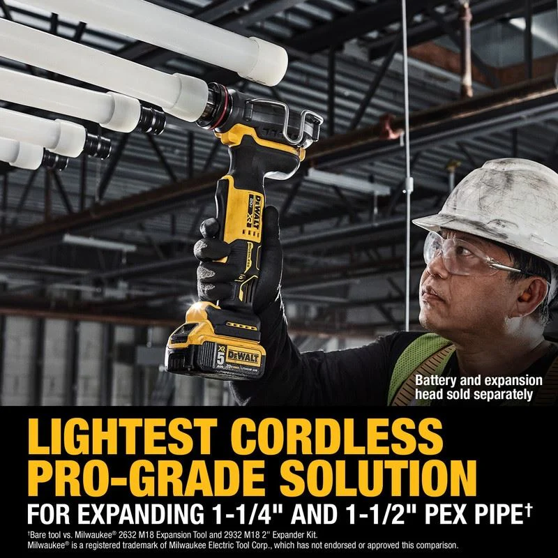 DEWALT DCE410B 20V MAX XR 1-1/2" PEX Expander (Bare Tool) - Image 11