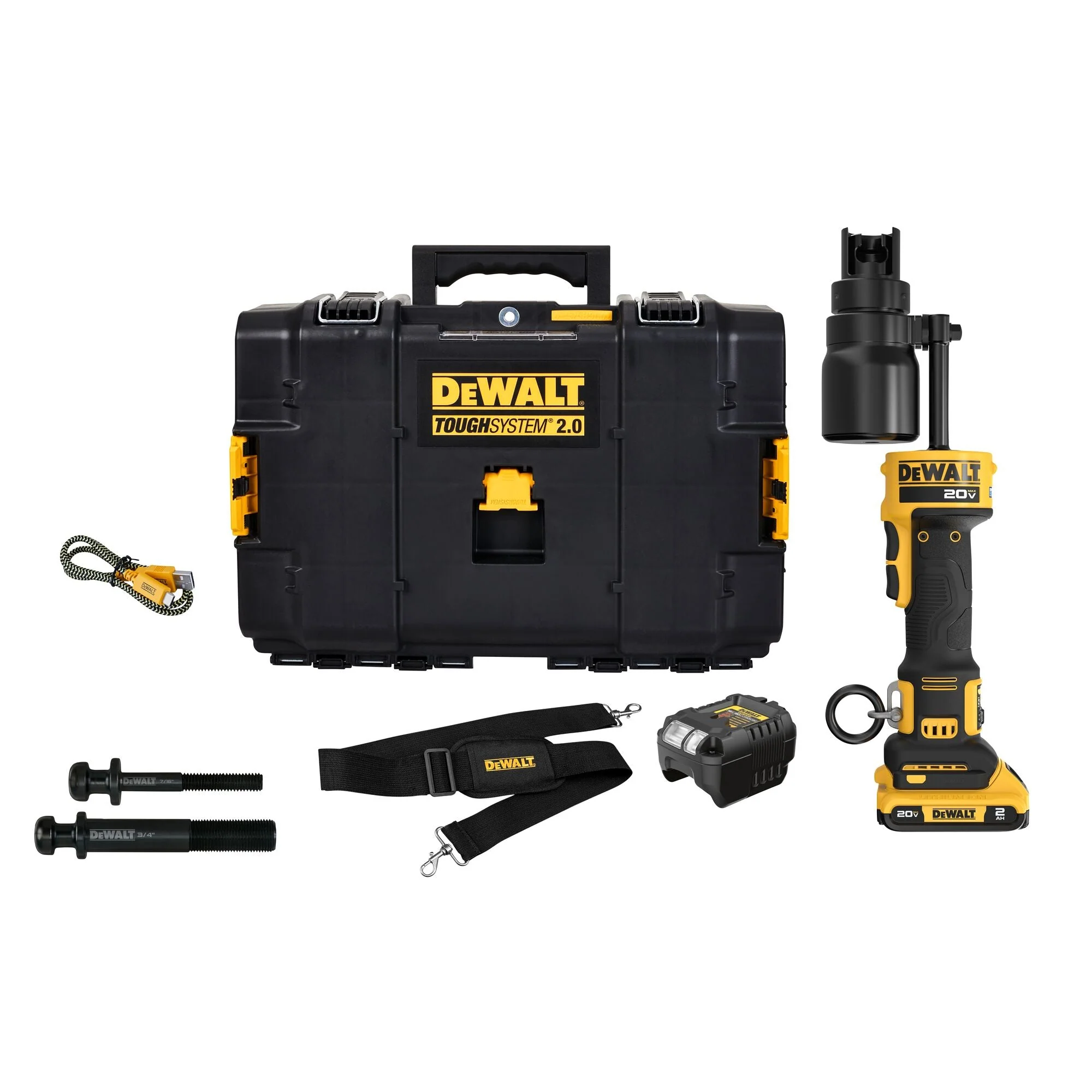 DEWALT DCE600D1 20V MAX* Hydraulic Knockout Tool Kit - Image 3