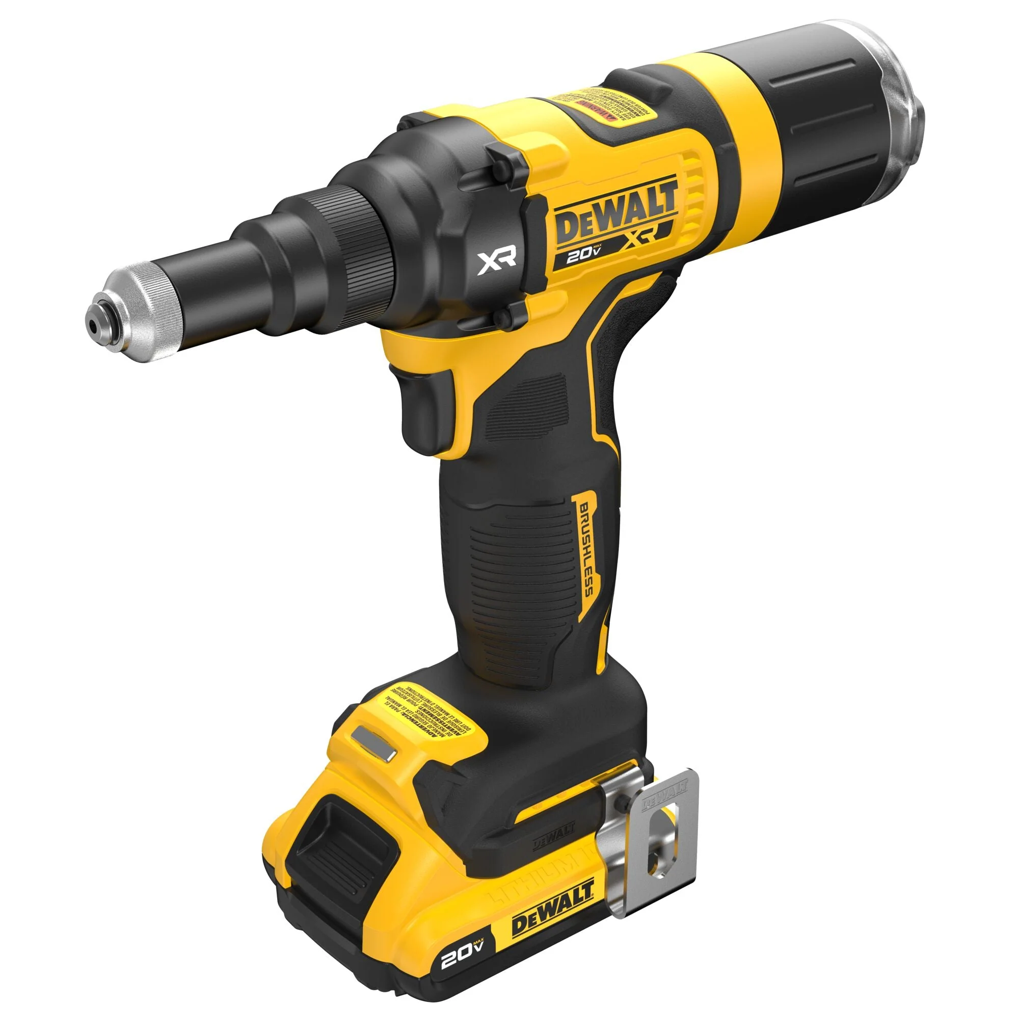 DEWALT DCF403D1 20V MAX* XR® Brushless Cordless 3/16" Rivet Tool Kit - Image 3