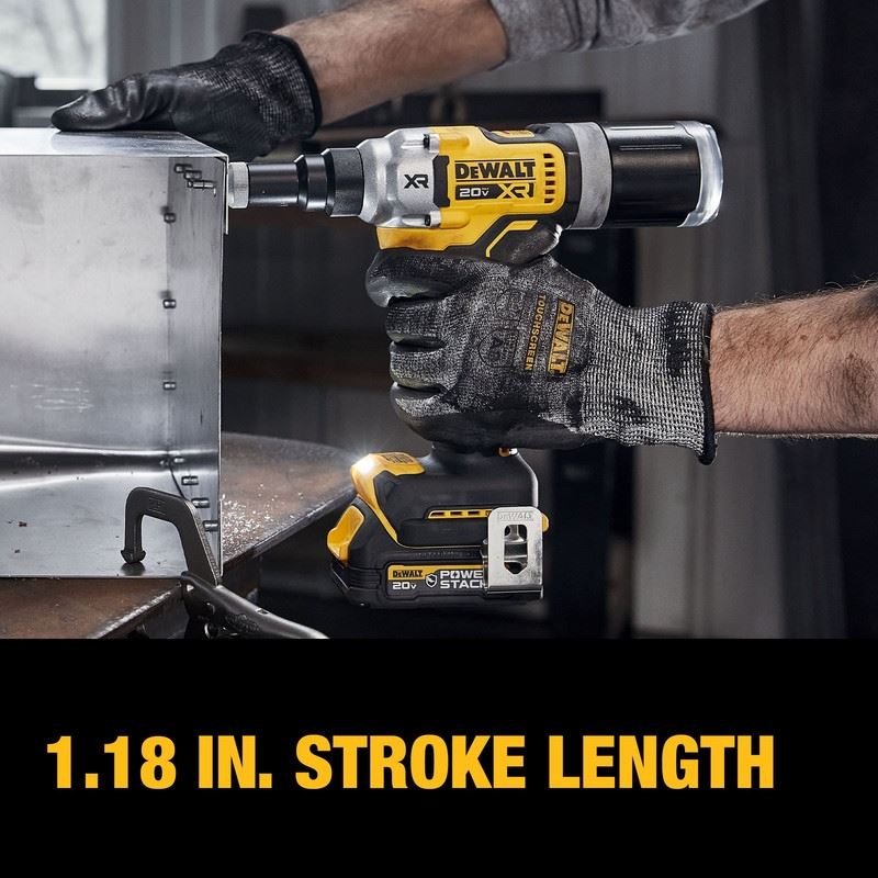 DEWALT DCF414GE2 20V MAX XR BRUSHLESS CORDLESS 1/4in RIVET TOOL KIT WITH DEWALT POWERSTACK - Image 11