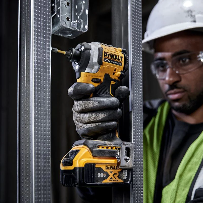 DEWALT DCF850P1 ATOMIC 20V MAX 1/4 IN. BRUSHLESS CORDLESS 3-SPEED IMPACT DRIVER KIT - Image 8