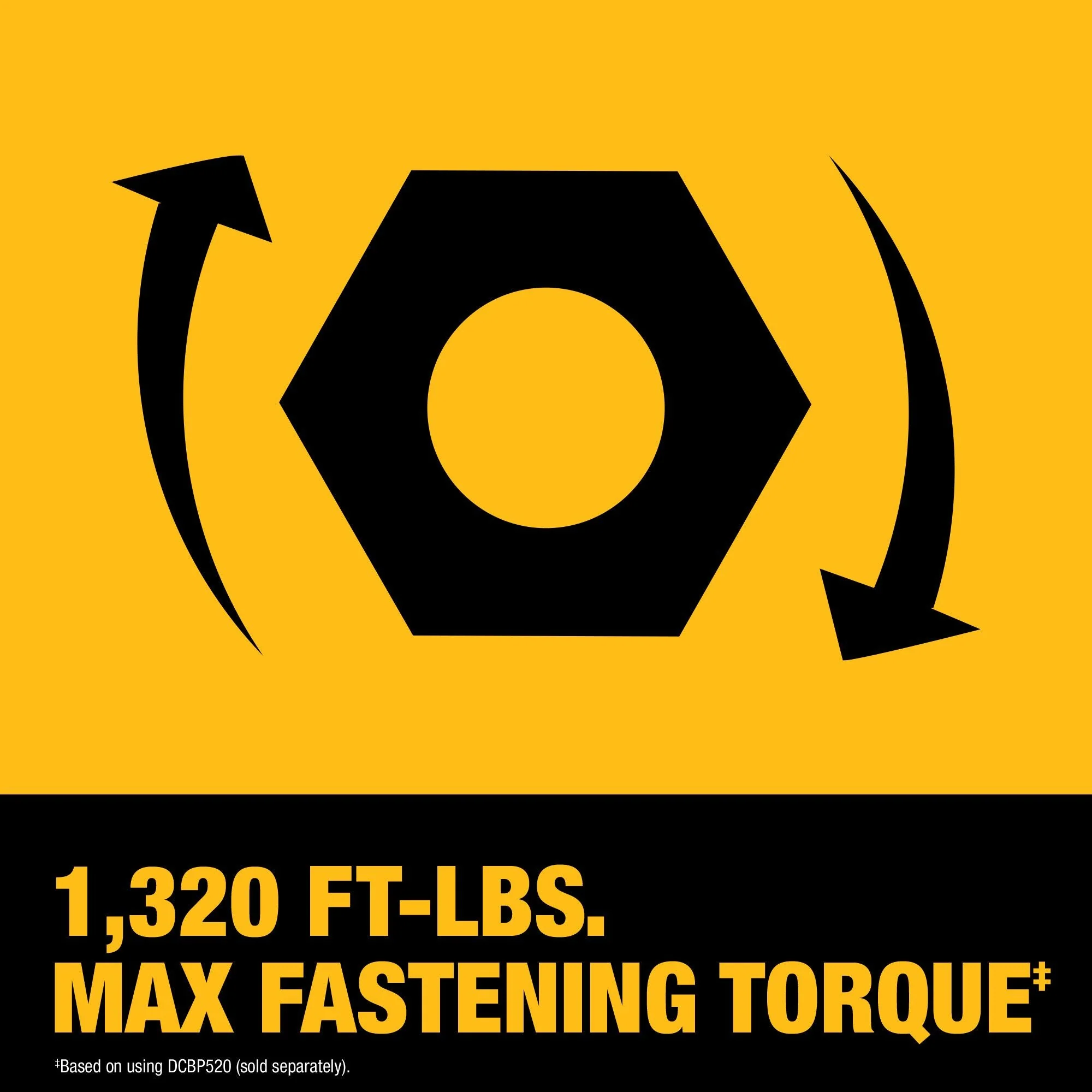 DEWALT DCF961B 20V MAX* XR® 1/2 in. Brushless High Torque Impact Wrench With Hog Ring Anvil (Tool Only) - Image 9