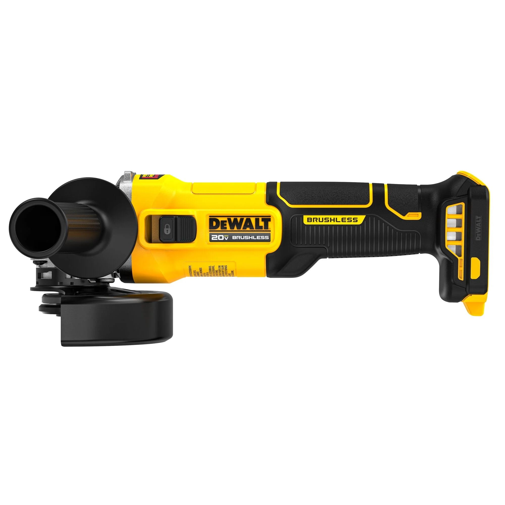 DEWALT DCG407B 20V MAX* 4-1/2 in. Brushless Slide-Switch Grinder (Tool Only) - Image 4