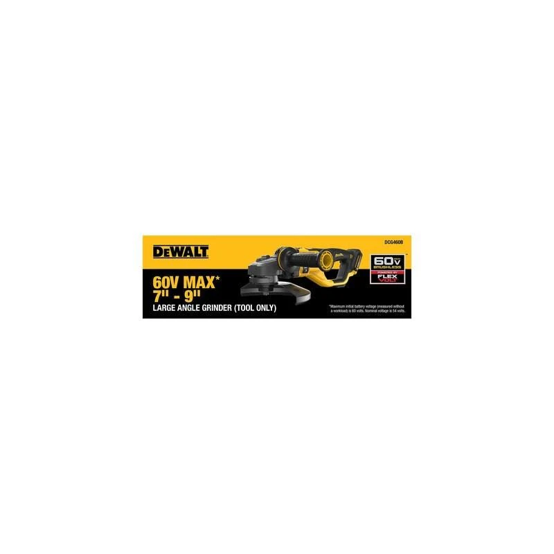 DEWALT DCG460B 60V MAX 7in - 9in Large Angle Grinder - Image 8