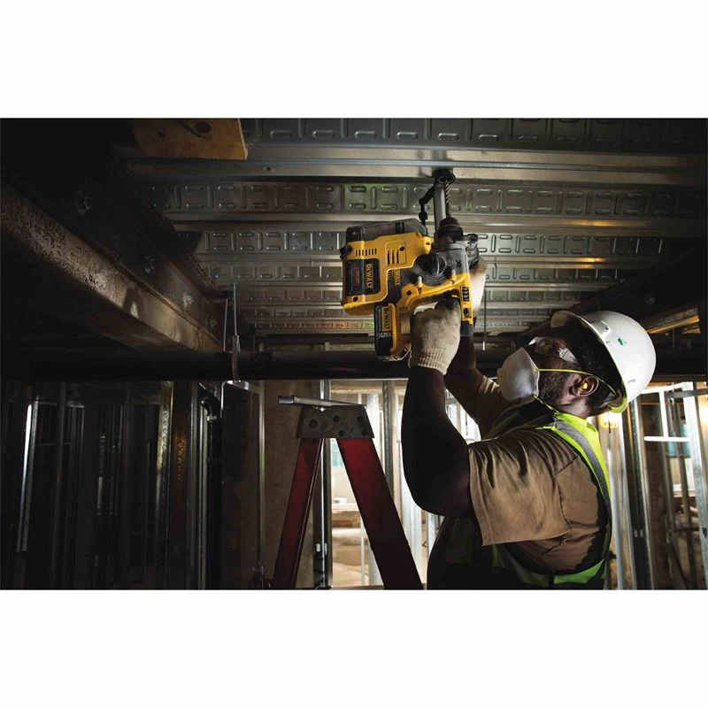 DEWALT DCH273P2DH 20V Max XR Brushless 1" L-Shape SDS Plus Rotary Hammer Kit with On Board Dust Extractor - Image 2