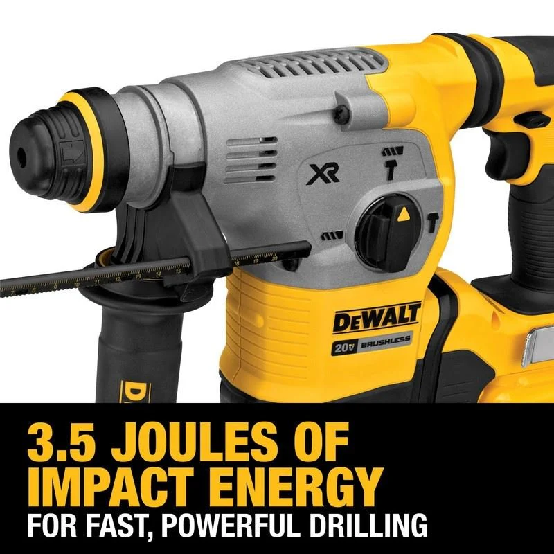 DEWALT DCH293R2 20V MAX 1-1/8 in. XR Brushless Cordless SDS PLUS Rotary Hammer Kit - Image 7