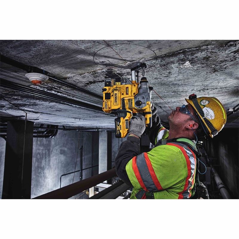 DEWALT DCH293R2DH 20V MAX Brushless 1-1/8 in. L-Shape SDS PLUS Rotary Hammer Kit w/ Dust Collection - Image 5