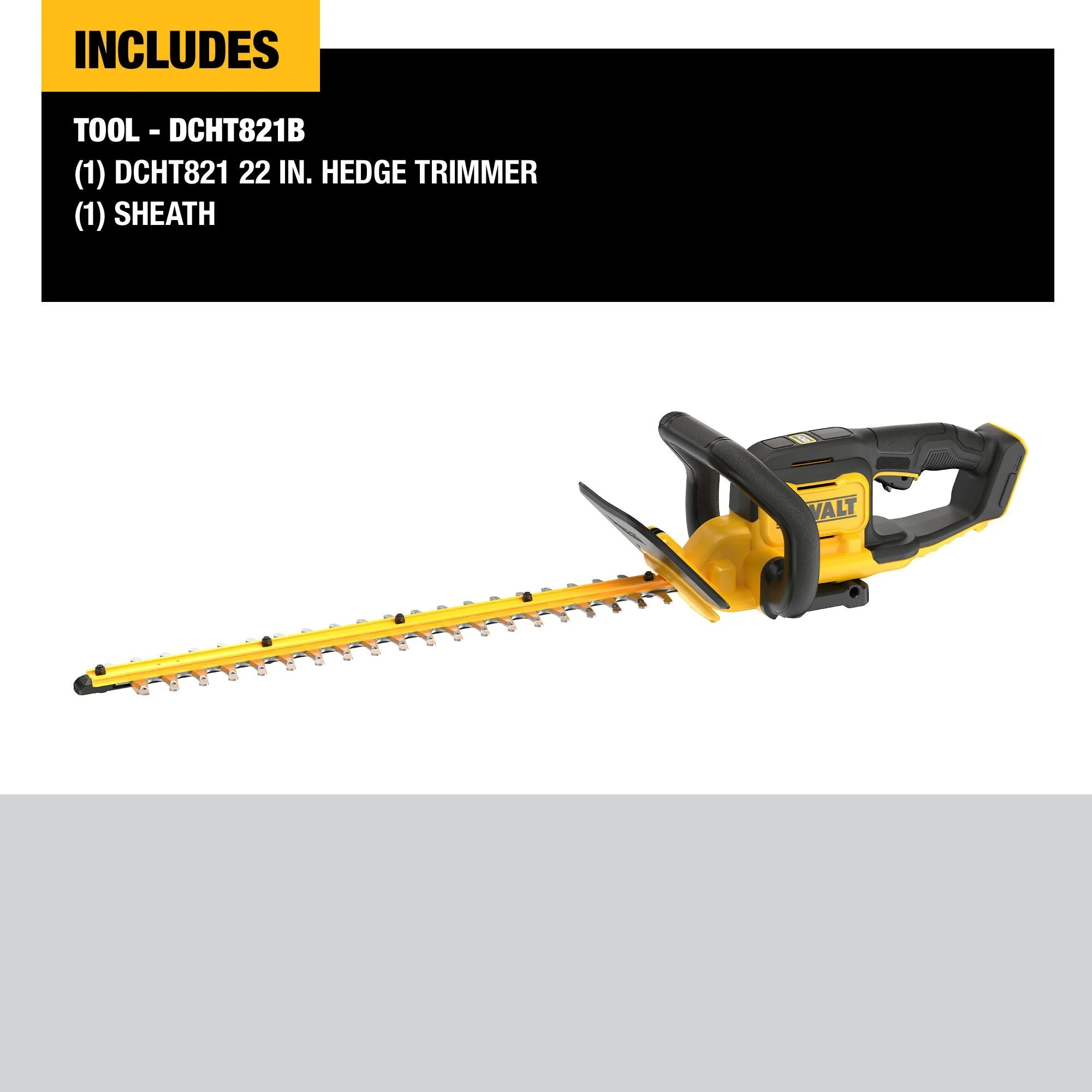 DEWALT DCHT821B 20V MAX* 22 in. Brushless Cordless Hedge Trimmer (Tool Only) - Image 4