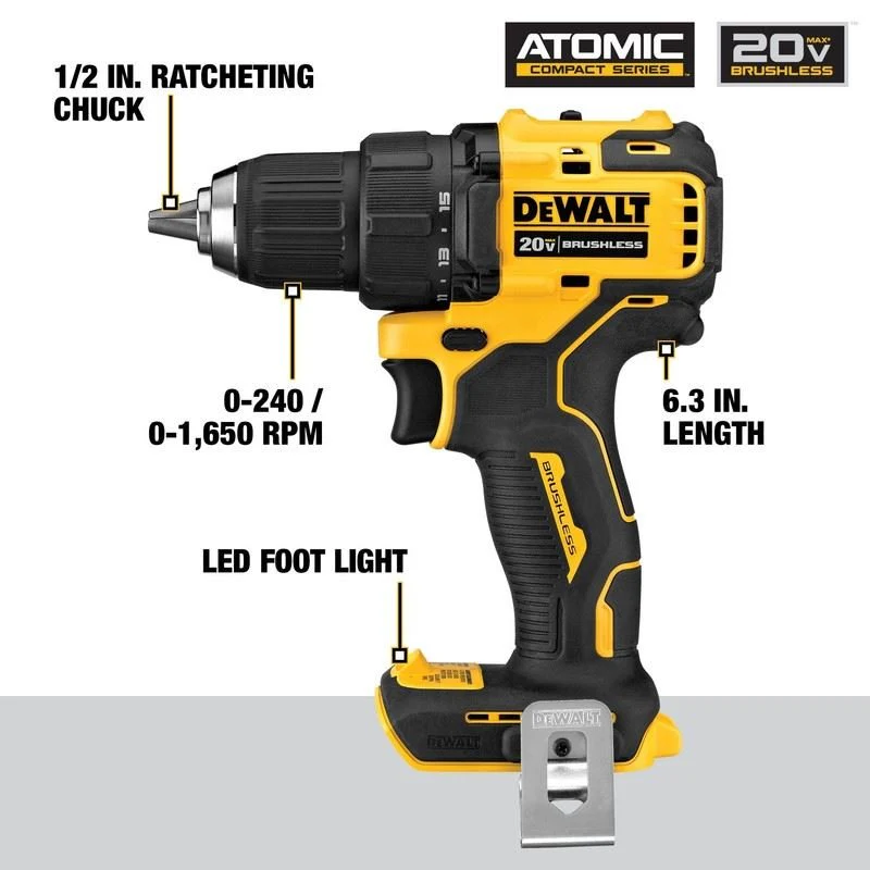 DEWALT DCK489D2 ATOMIC 20V MAX Brushless Cordless 4-Tool Combo Kit - Image 3