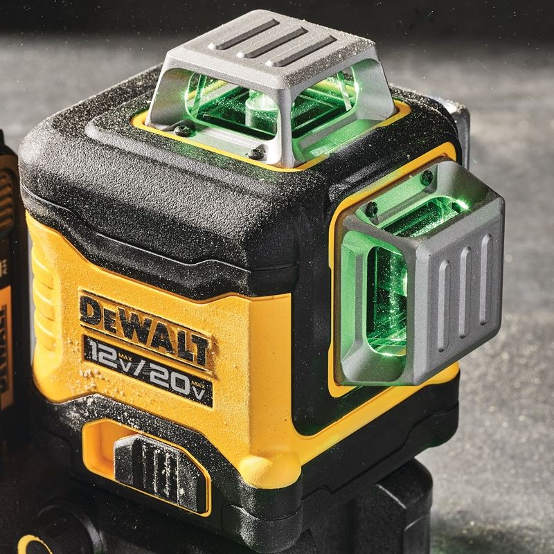 DeWalt DCLE34030GB 20V MAX 3 X 360 Green Line Laser (Tool Only) - Image 8