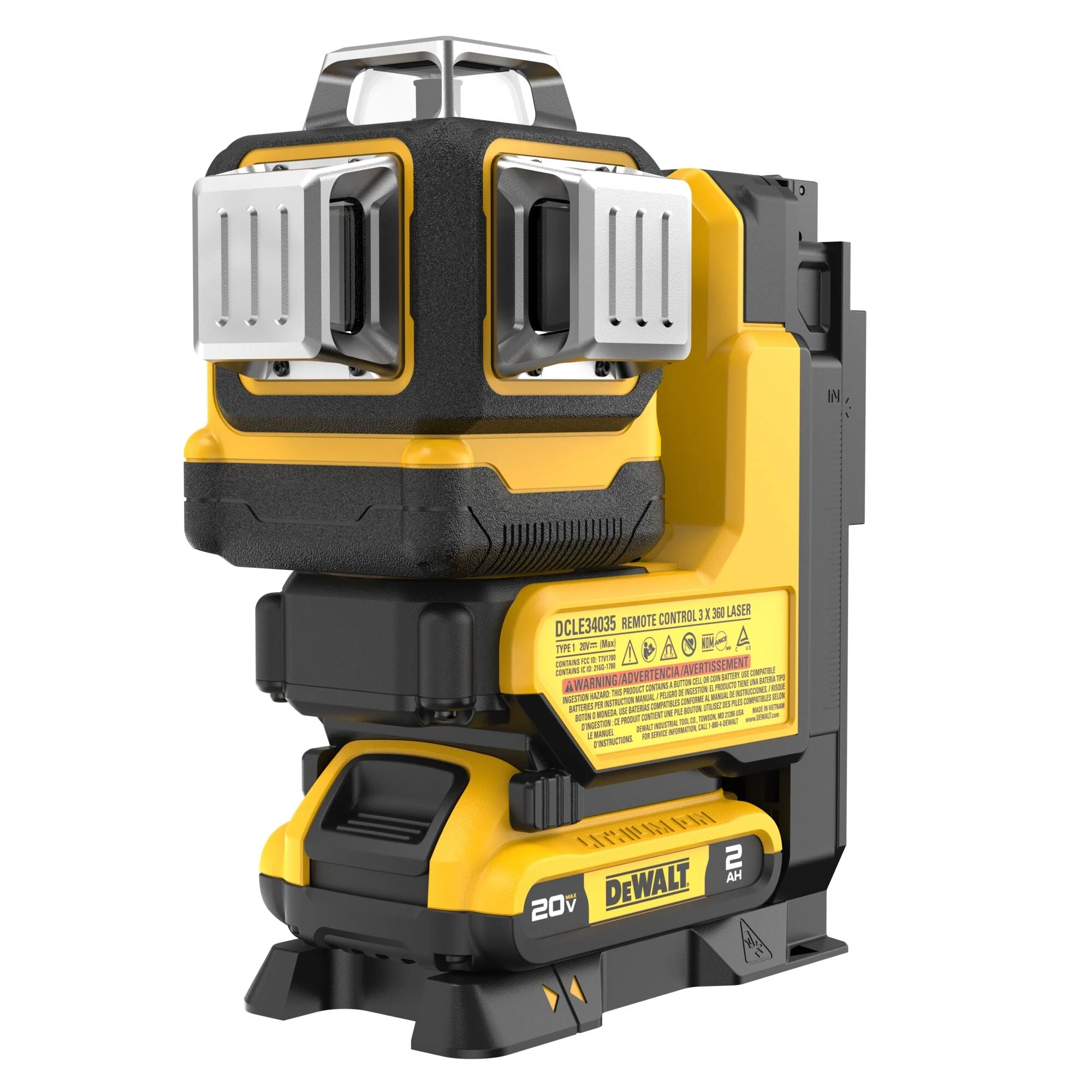DEWALT DCLE34035D1 20V MAX* XR® Remote Control 360º Line Laser Kit - Image 3