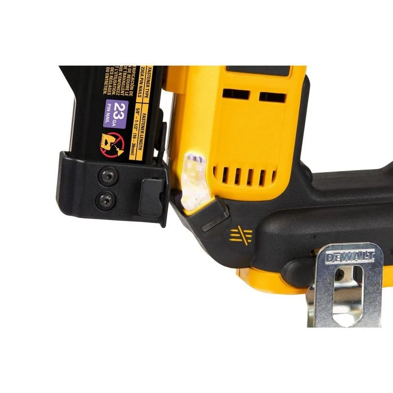 DEWALT DCN623B ATOMIC COMPACT SERIES 20V MAX Brushless Cordless 23 Ga. Pin Nailer (Tool Only) - Image 12