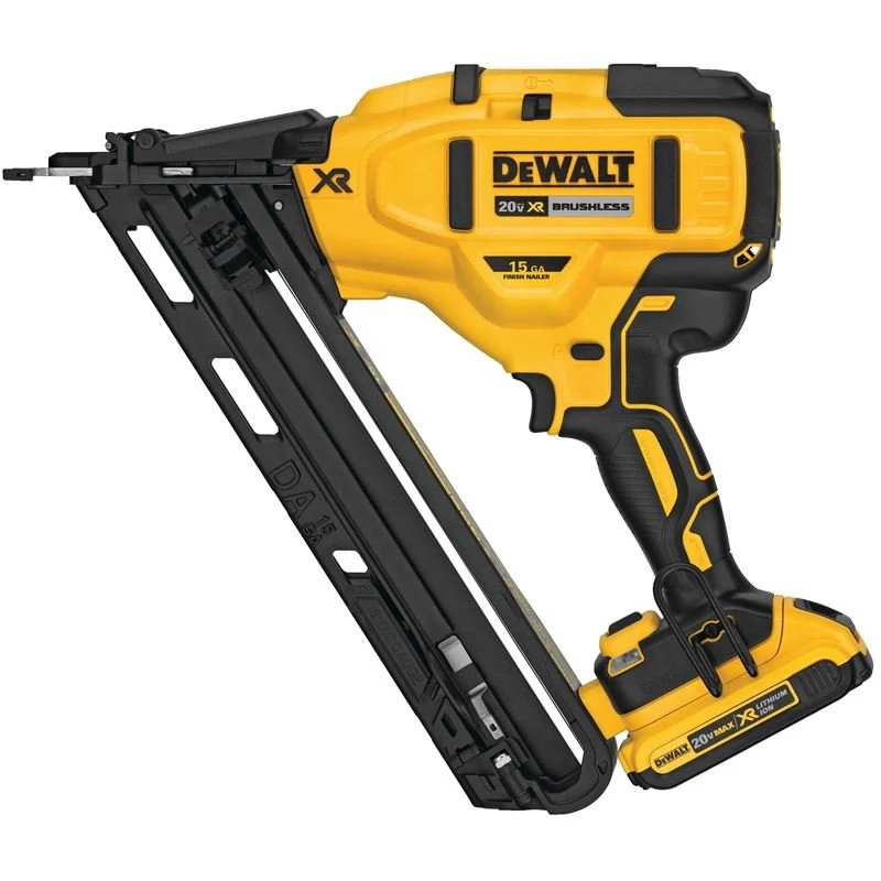 DEWALT DCN650D1 20V MAX XR 15 GA CORDLESS ANGLED FINISH NAILER KIT - Image 2