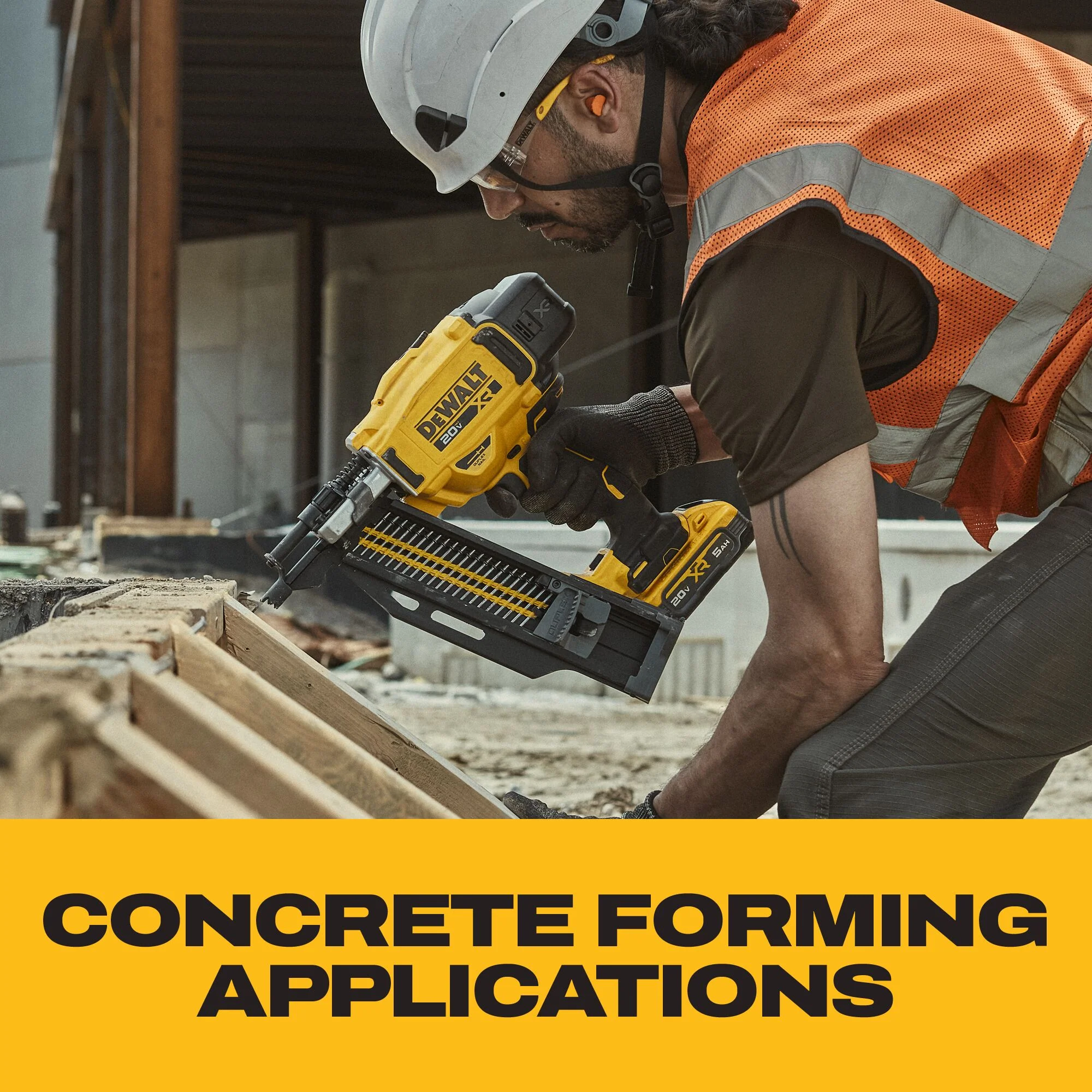 DEWALT DCN910B 20V MAX* XR® Brushless 21° Plastic Collated Duplex Nailer (Tool Only) - Image 14