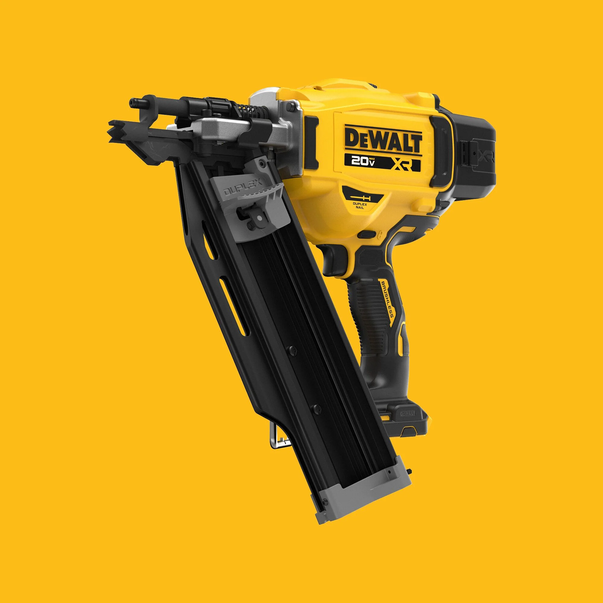 DEWALT DCN910B 20V MAX* XR® Brushless 21° Plastic Collated Duplex Nailer (Tool Only) - Image 9