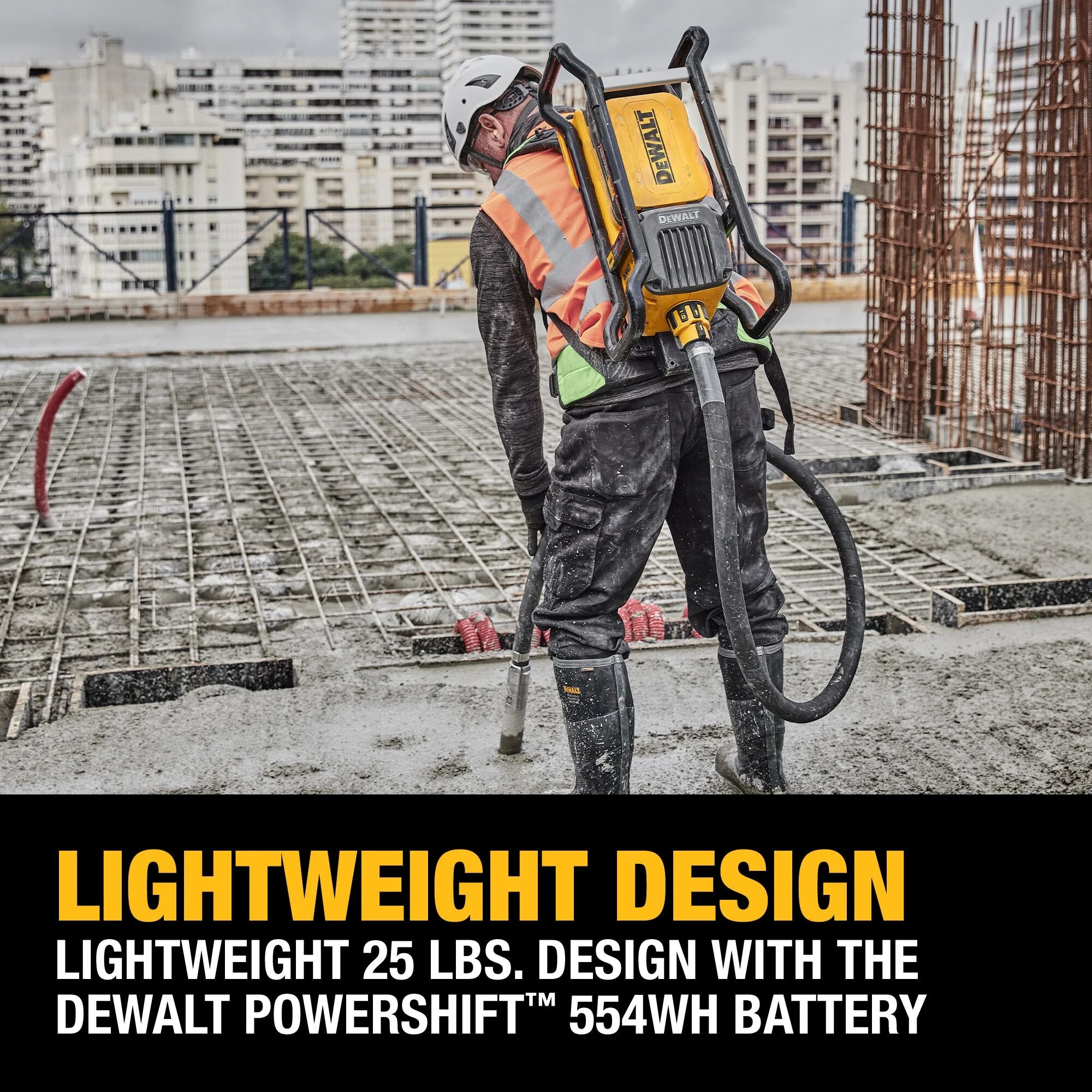 DEWALT DCPS310AG2 POWERSHIFT™ Backpack Vibrator Kit - Image 4