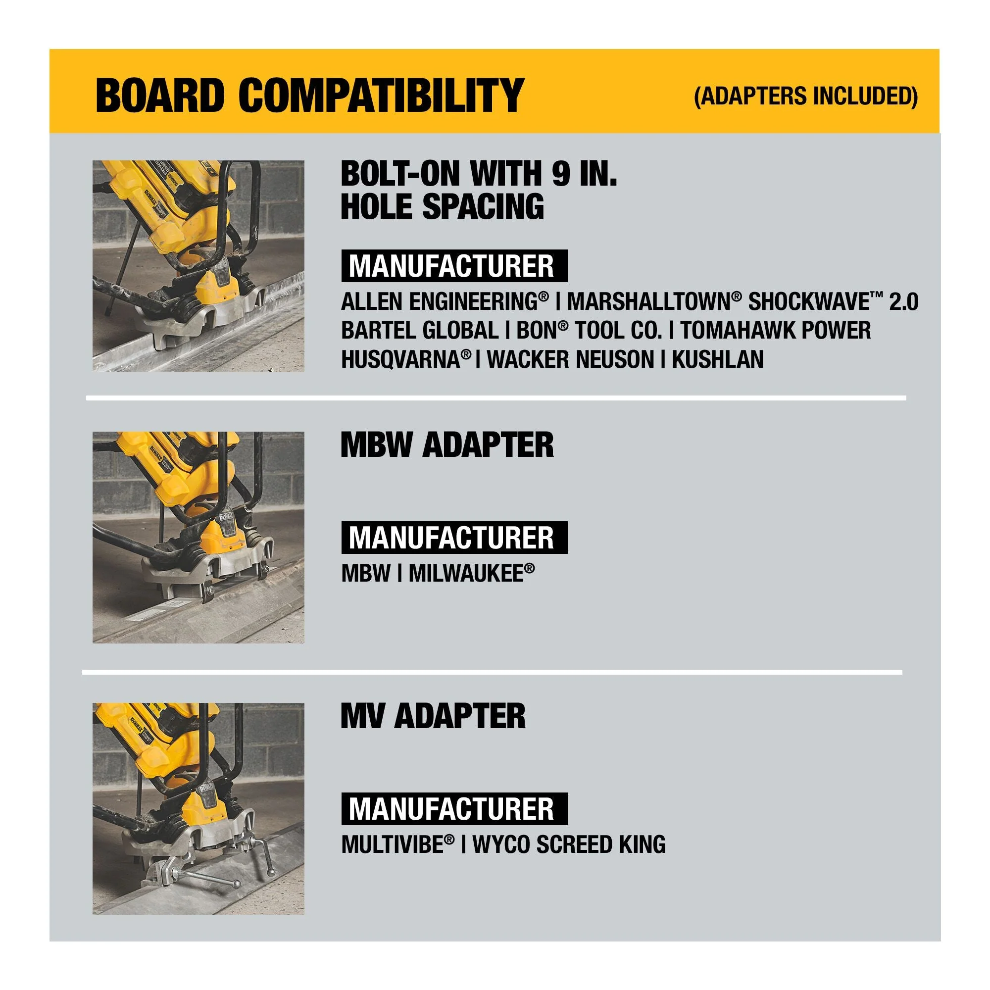 DEWALT DCPS330AG2 POWERSHIFT™ Concrete Power Screed Kit - Image 8