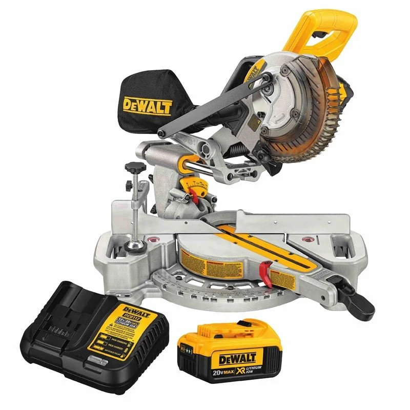 DEWALT DCS361M1 20V MAX* 7 1/4" Sliding Miter Saw (w/Battery  Charger) - Image 2