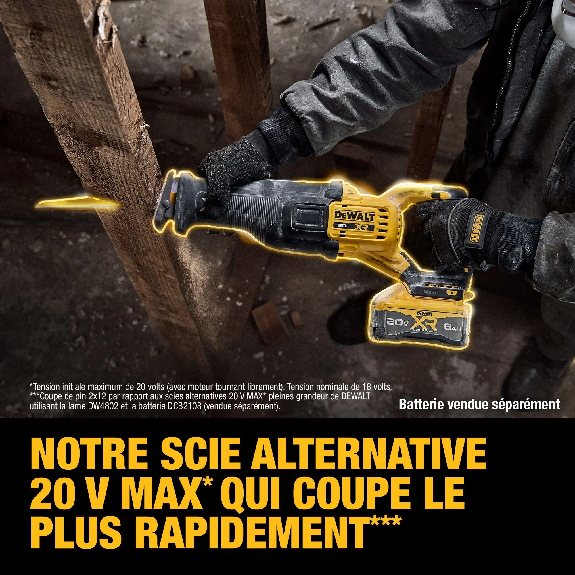 DEWALT DCS384B 20V MAX* XR® Brushless Cordless Reciprocating Saw (Tool Only) - Image 15