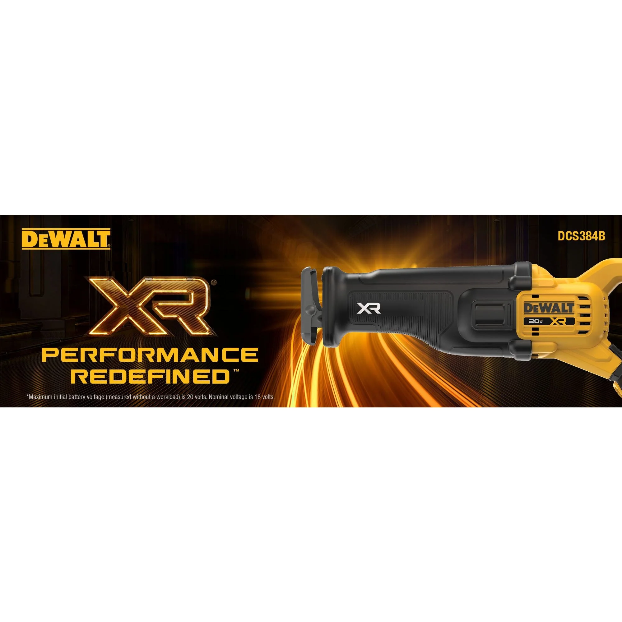 DEWALT DCS384B 20V MAX* XR® Brushless Cordless Reciprocating Saw (Tool Only) - Image 7