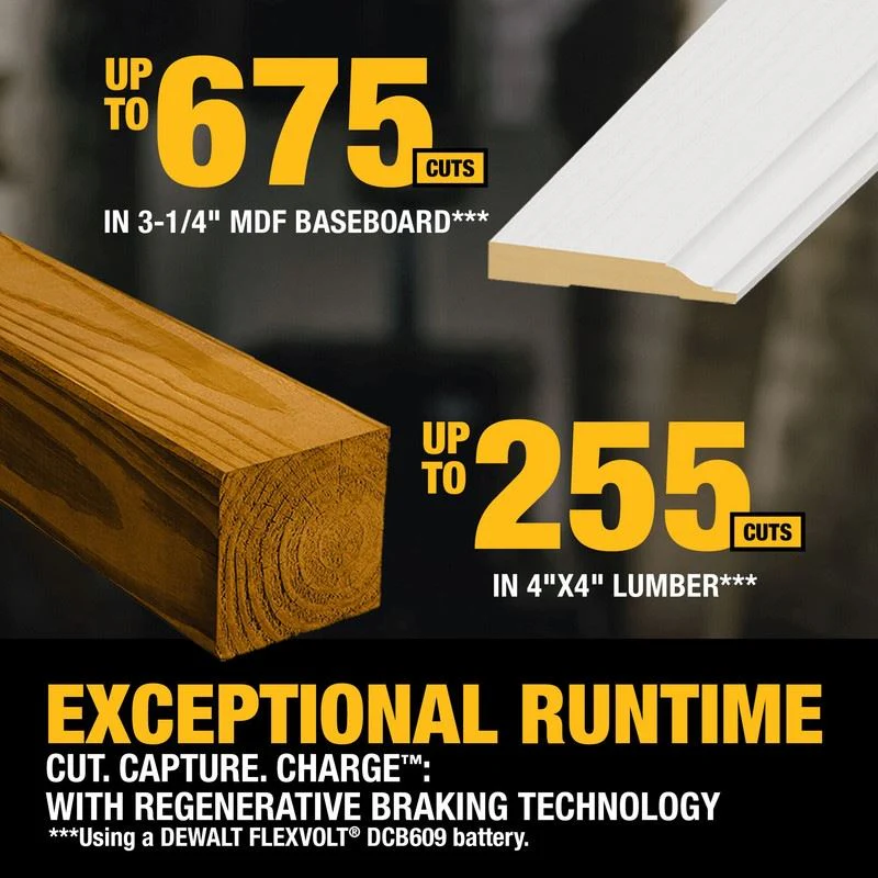 DEWALT DCS781X1 60V MAX 12in. Double Bevel Sliding Miter Saw - Image 18