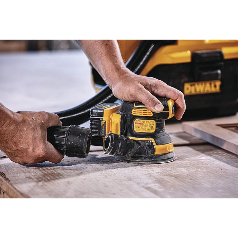 DEWALT DCW210P1 20V MAX* XR Brushless 5 in. Cordless Variable Speed Random Orbital Sander Kit (5.0 Ah Battery) - Image 10