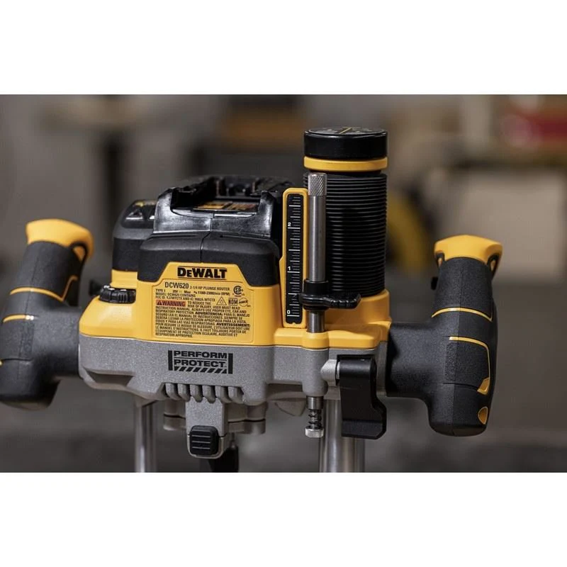 DEWALT DCW620B 20V MAX XR BRUSHLESS CORDLESS 2-1/4 PEAK HP PLUNGE ROUTER (TOOL ONLY) - Image 29