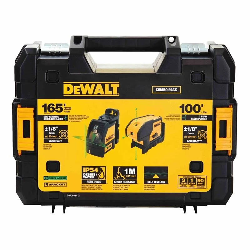 DEWALT DW0883CG GREEN LINE SPOT LASER COMBO KIT - Image 2