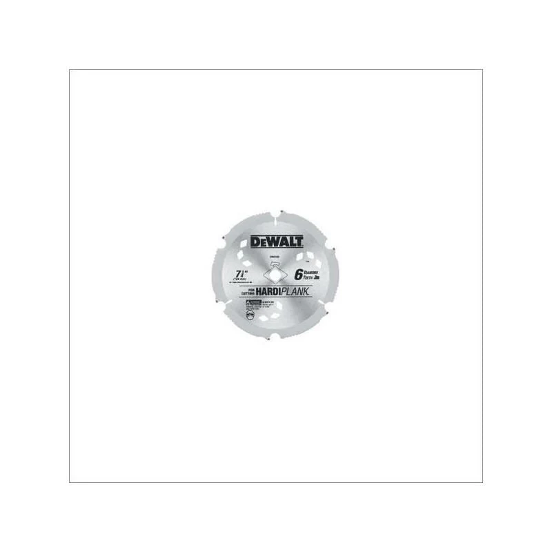 DEWALT | DW3193 7-1/4" 6 Tooth PCD Diamond Fiber Cement Blade