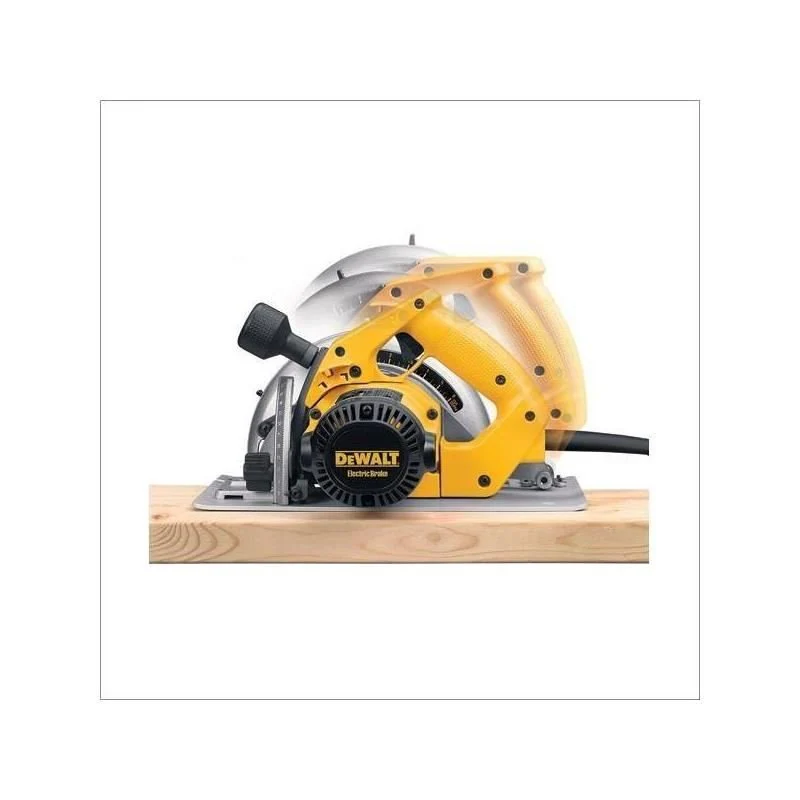 DEWALT | DW364 7 - 1/4" (184 mm) Circular Saw With Rear Pivot Depth of Cut Adjustment and Electric Brake - Image 7