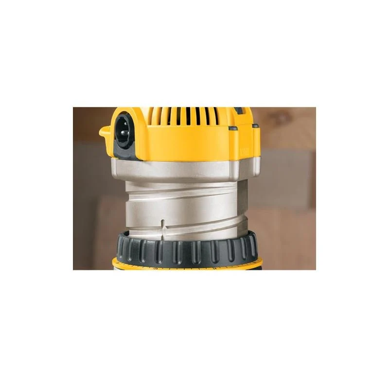 DEWALT | DW618PK 2-1/4HP Maximum Motor HP EVS Fixed Base / Plunge Router Combo Kit with Soft Start - Image 5