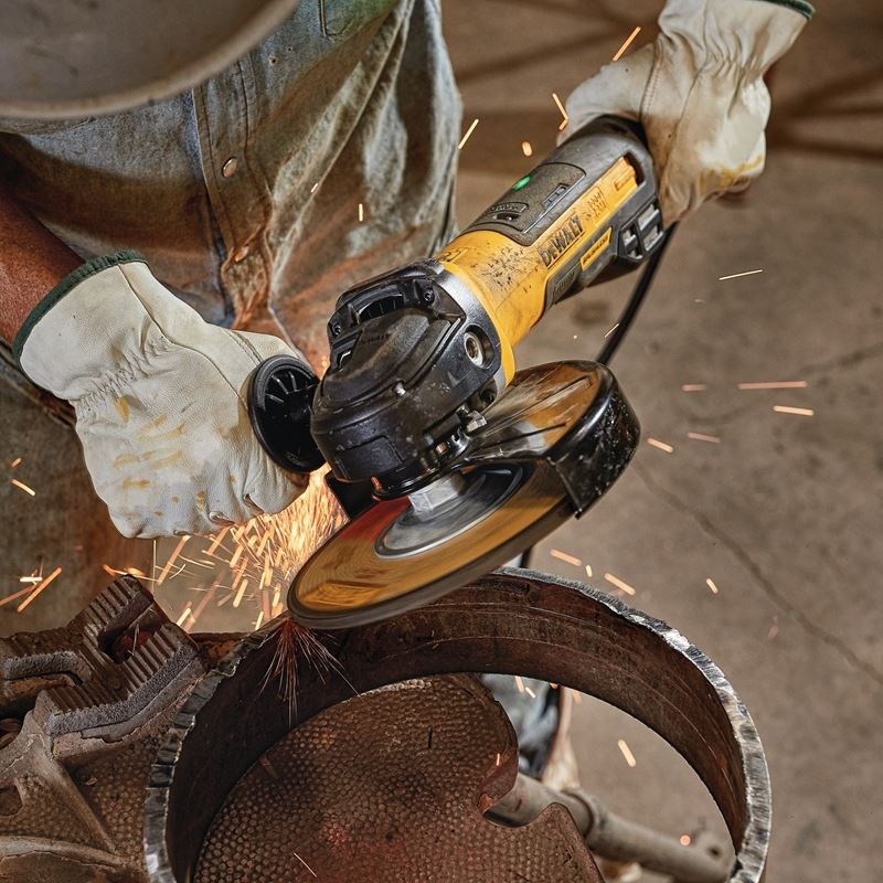 DEWALT DWE43840CN 7 in. Brushless Small Angle Grinder, Rat Tail, with Kickback Brake, No Lock, Pipeline Cover - Image 8