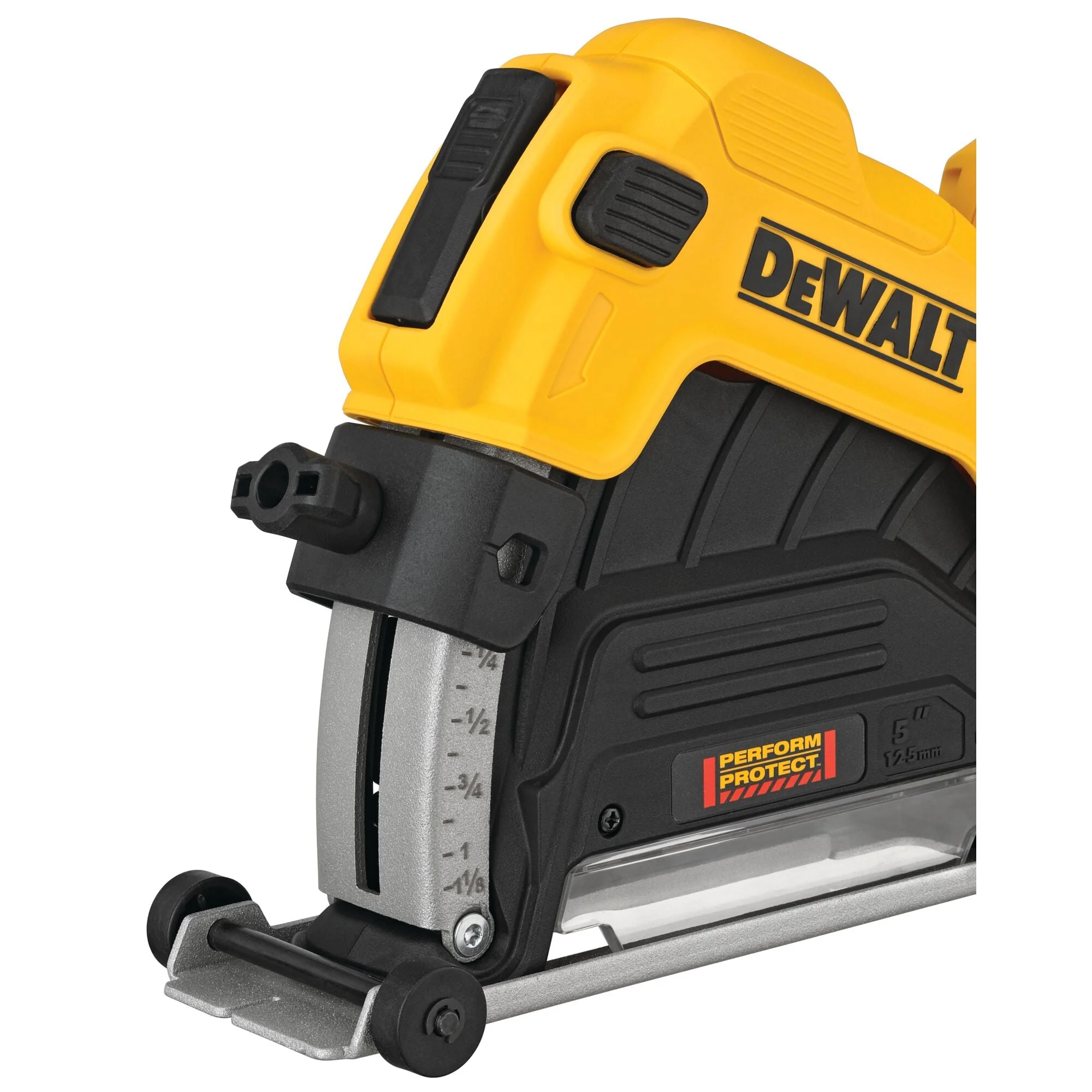 DEWALT DWE46123 4-1/2 in. / 5 in. Cutting Grinder and Dust Shroud Kit - Image 6