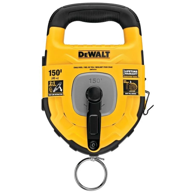 DEWALT DWHT47415 45m / 150 ft. Large Capacity Chalk Reel - Image 9
