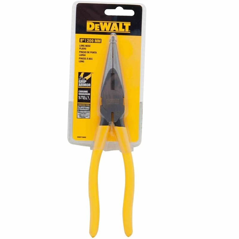 DEWALT DWHT70800 8" Long Nose Plier - Image 2