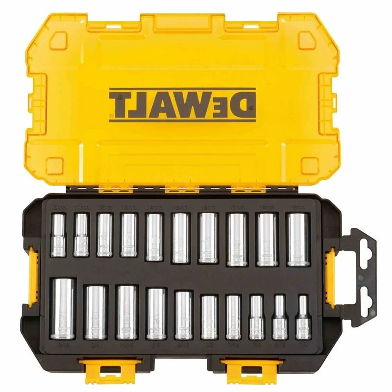 DEWALT DWMT73812 20 Piece 3/8 in Drive Deep Combination Socket Set - Image 2