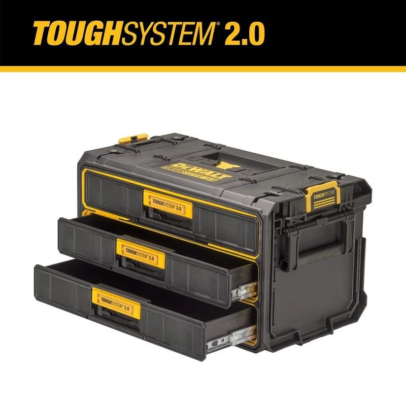 DEWALT DWST08330 TOUGHSYSTEM 2.0 Three Drawer Unit - Image 5