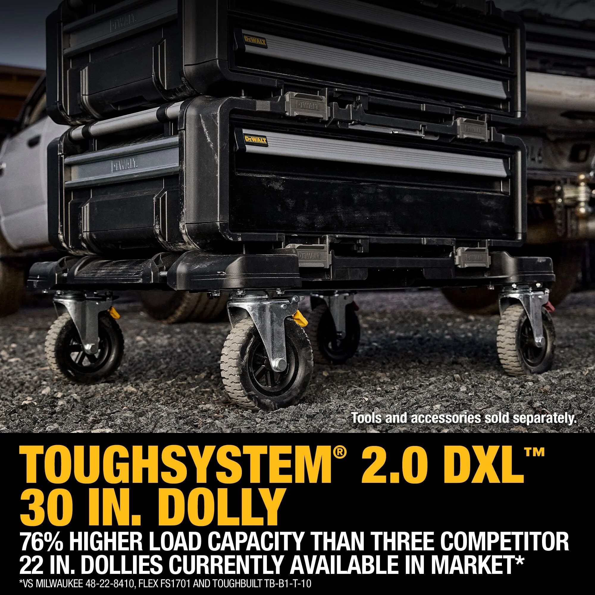 DEWALT DWST08530 TOUGHSYSTEM® 2.0 DXL™ 30 in Dolly - Image 8