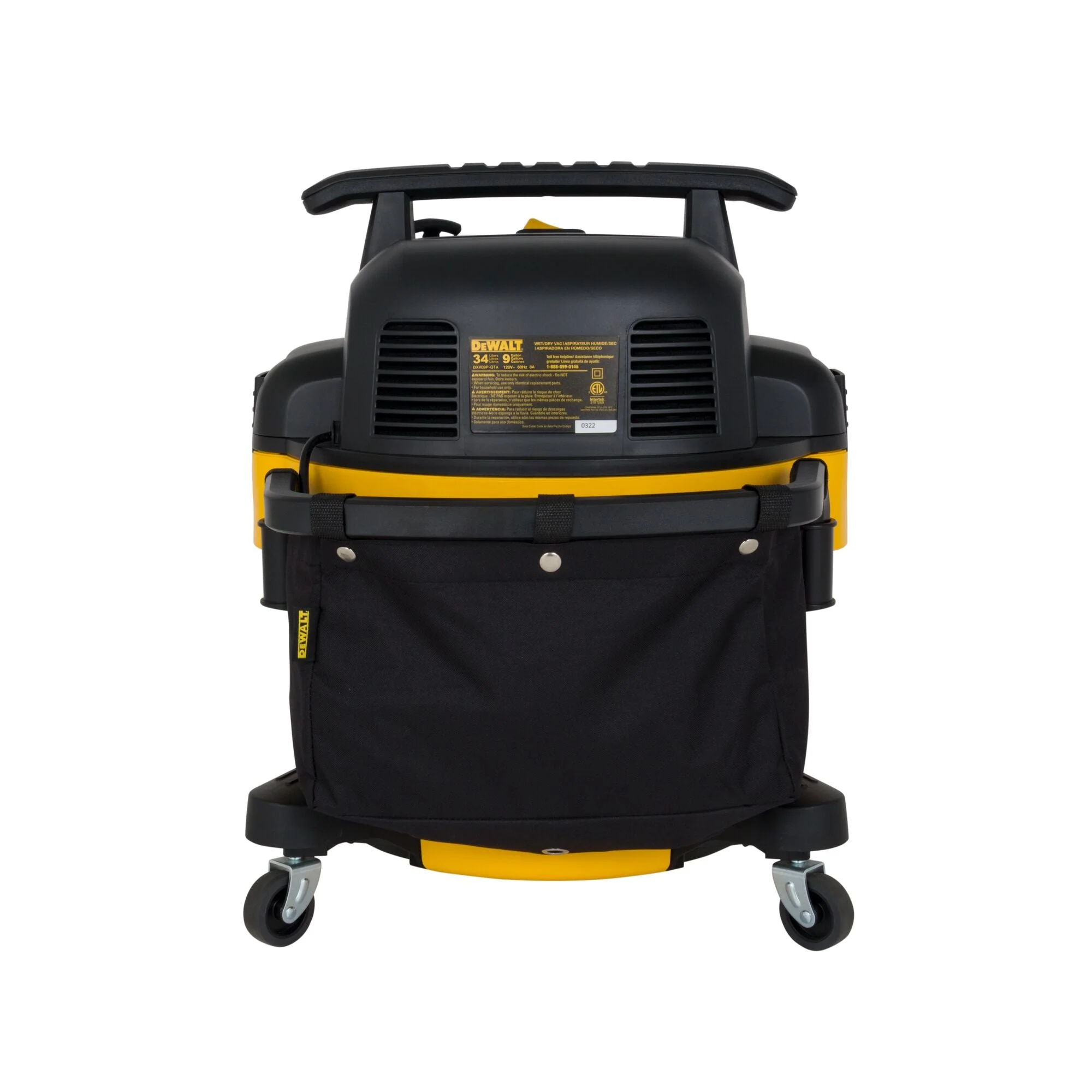DEWALT DXV09PQTA 9 Gallon 5.0 PHP STEALTHSONIC QUIET VACUUM - Image 5