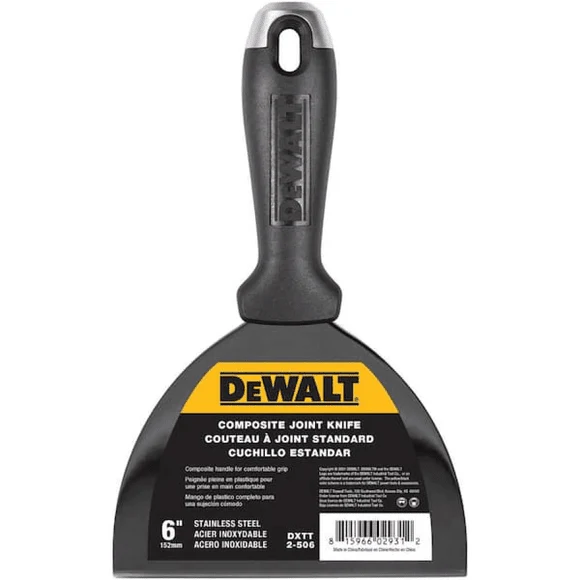 DEWALT LVDXTT-2-506 6" S/S Joint Knife w/Composite Handle