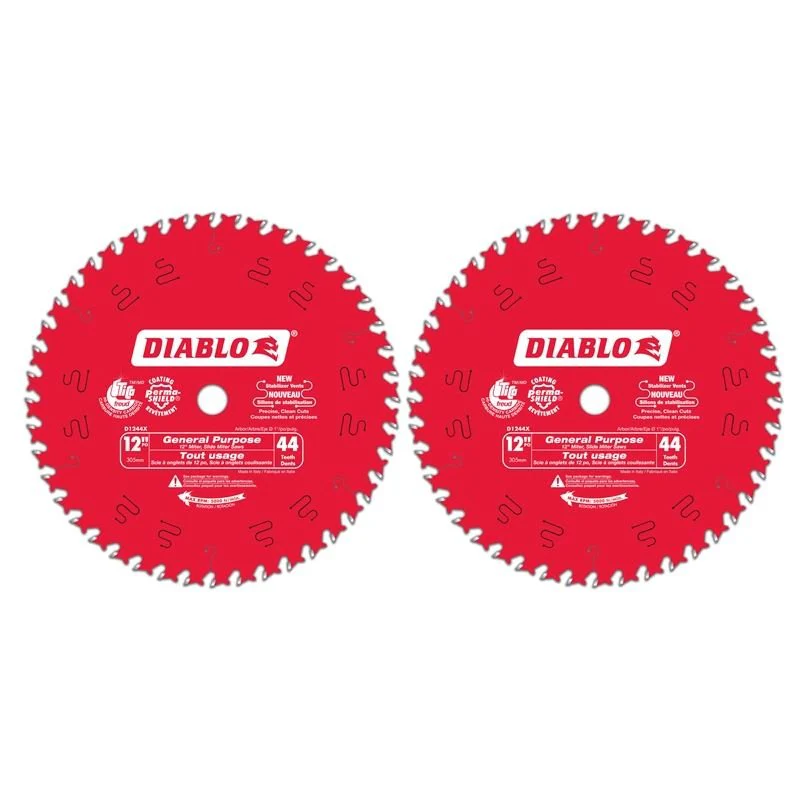 Diablo D124444VP 12in x 44T General Purpose Blade (2-Pack) - Image 2