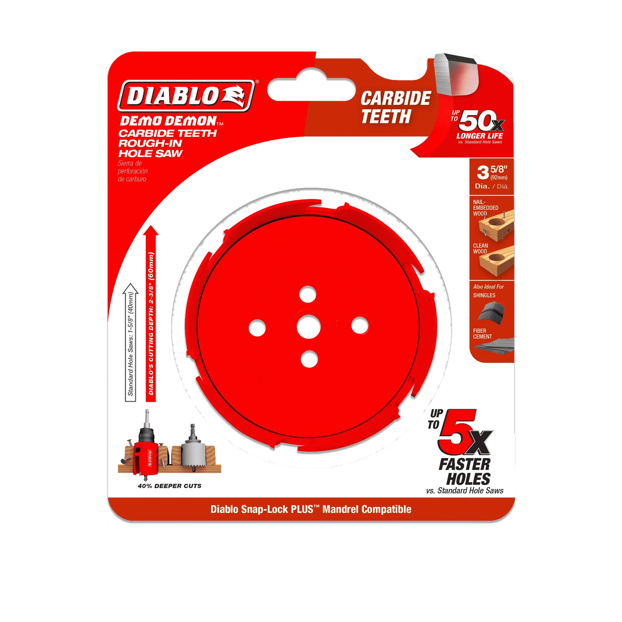 Diablo Demo Demon® Carbide Teeth Rough-In Hole Saws - Image 11