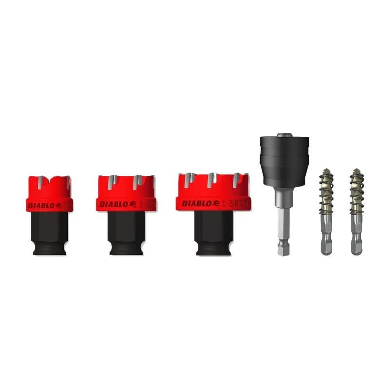 DIABLO DHS06CFS 6 pc Steel Demon Carbide Teeth Hole Cutter Set - Image 2
