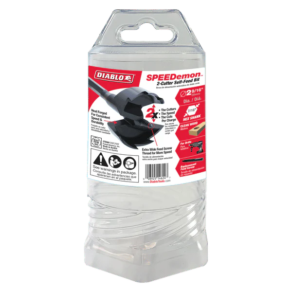 DIABLO DSF2562 2-9/16" SPEEDemon™ 2-Cutter Self Feed Bit - Image 2